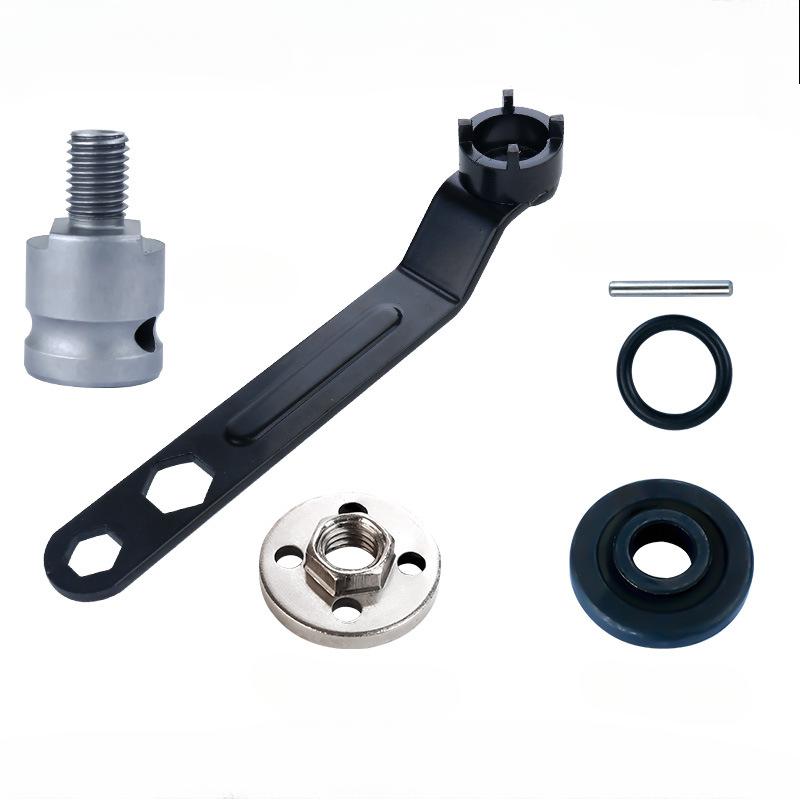 Llave de amoladora angular con cuatro garras para extracción, herramienta de dureza