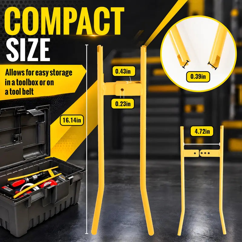 GJANSH Truck Brake Spring Tool LT890 Heavy Duty Truck Brake Spring Slack Adjustable Tool Anchor Pin Spings Installer for Semi Trucks Brake Spring Pliers Air Drum Brake Shoe Spring Tools LTI 890 Yellow