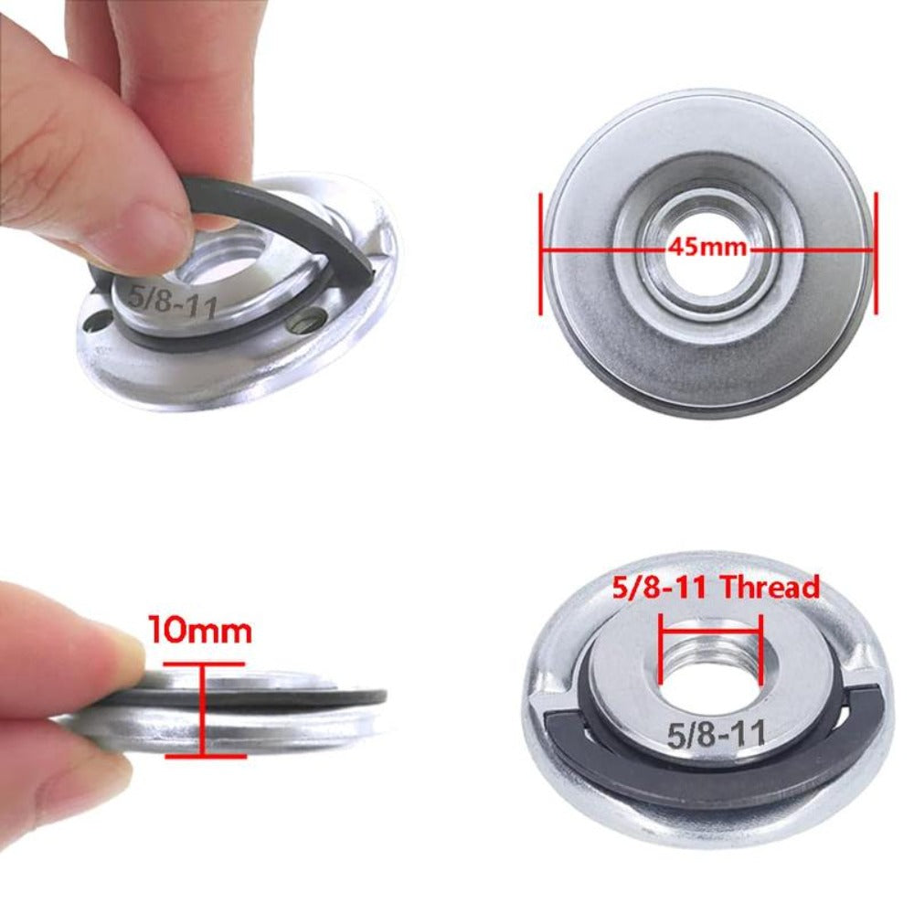 Tuercas de brida para amoladora angular con rosca M14 y 5/8-11 pulgadas