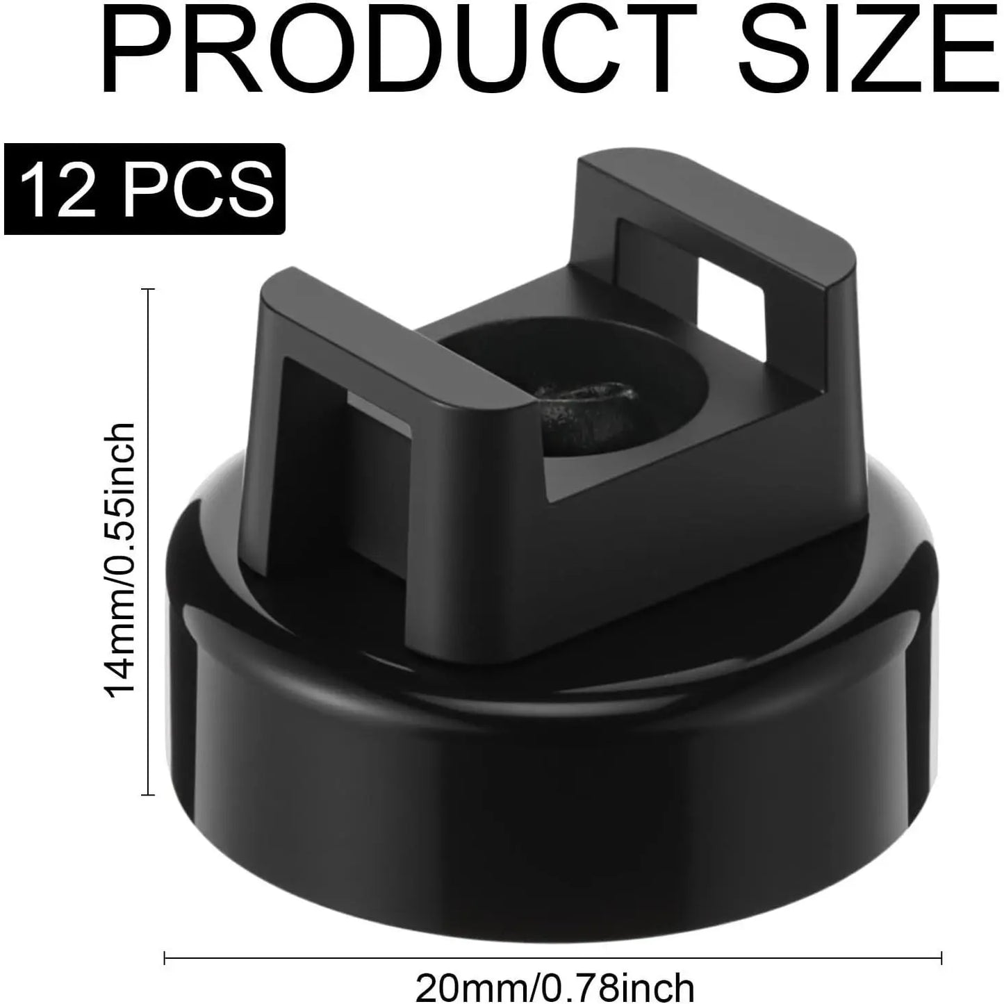 GJAHSH Heavy-Duty Magnetic Cable Tie Mounts, 22mm Magnetic Zip Tie Mount Bases, 22lbs Strong Magnetic Wire Holders and Cable Organizers for Home, Office, Marine, and Electrical Wire Management