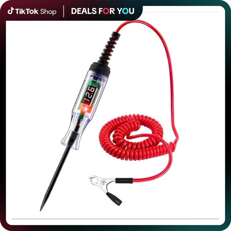 Comprobador de circuitos LED digital automotriz de 5V-90V