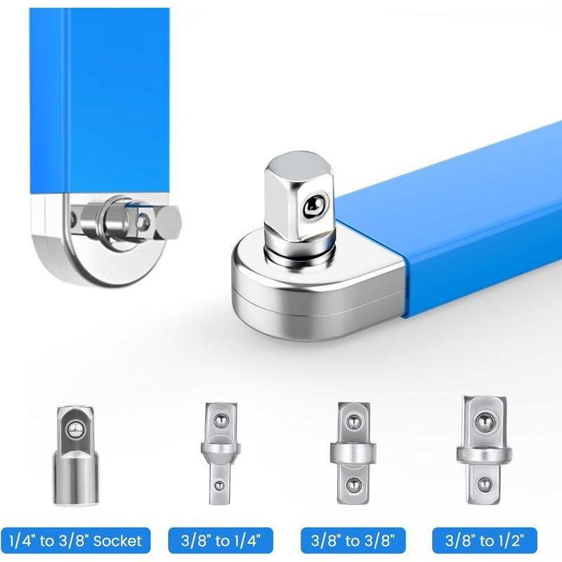 Llave de extensión desplazada lista para impacto
