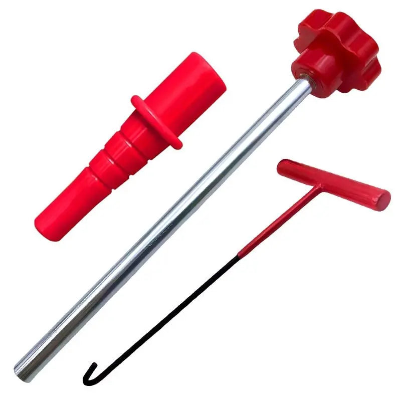 GJANSH 14-Piece Set Quick Change Tire Valve Tool Kit,Tire Valve Stem Core Quickly Replacement Tool Kit,Perfect Tool for Replacing Leaky Valves in Cars,ATVs,Trucks,Motorcycles, etc.with 5 TR413 Valve,4-Way Valve Tool