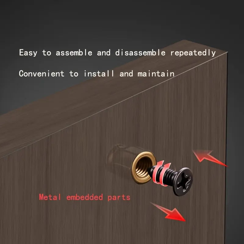 GJANSH Reusable Hinge Expansion Embedded Parts Are Suitable for Repairing Door Panel Fasteners, Durable Fasteners, Rust-proof Parts, Suitable for Door Panels, Door Locks, Cabinet Door Hinges