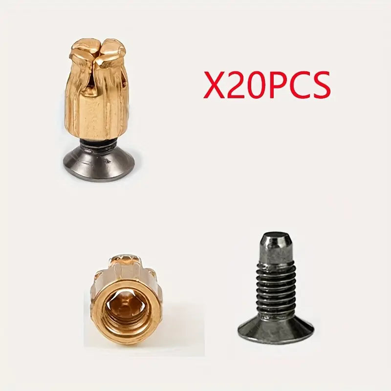 GJANSH Reusable Hinge Expansion Embedded Parts Are Suitable for Repairing Door Panel Fasteners, Durable Fasteners, Rust-proof Parts, Suitable for Door Panels, Door Locks, Cabinet Door Hinges