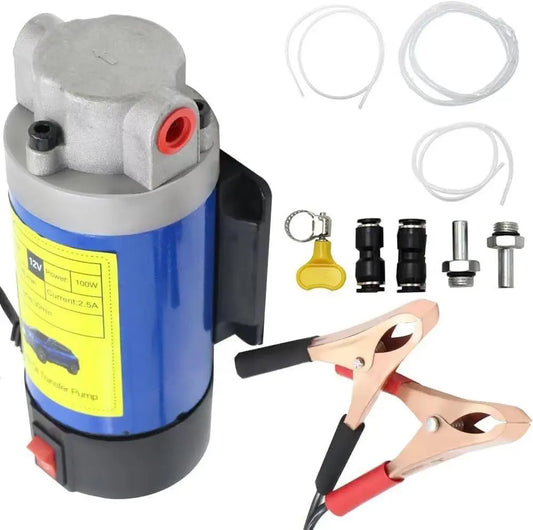 Pre-order (ships within 14 days) GJANSH 12V Self-Priming Electric Oil Extractor Pump Unit, Plug-and-Play Car Repair Tool for Cars, Includes Transmission Fluid Extraction Function
