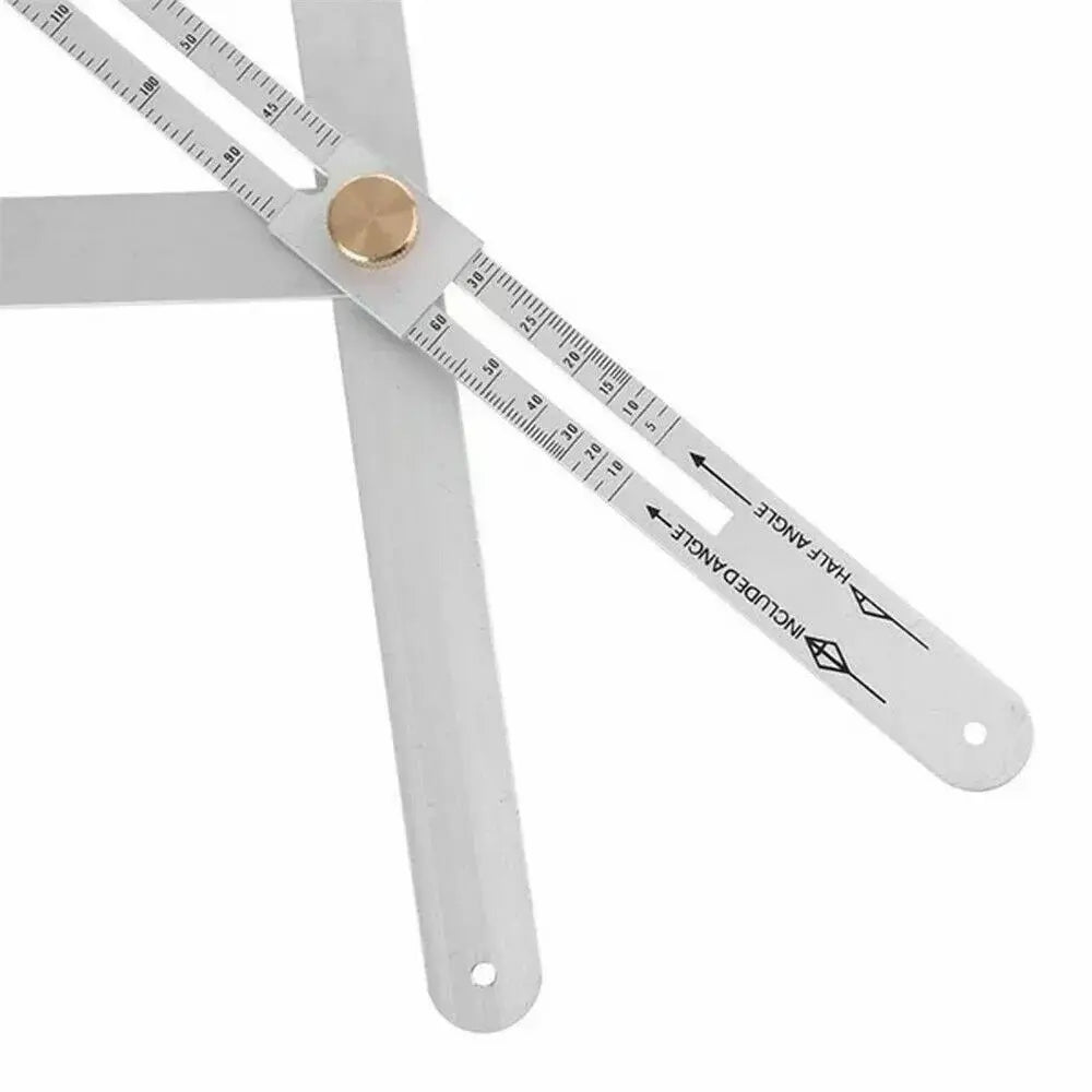 New Premium Corner Angle Finder, Stainless Steel Protractor Digital Angle Finder with Scales, Miter Saw Bevel Gauge and Corner Angle Finder for Woodworking