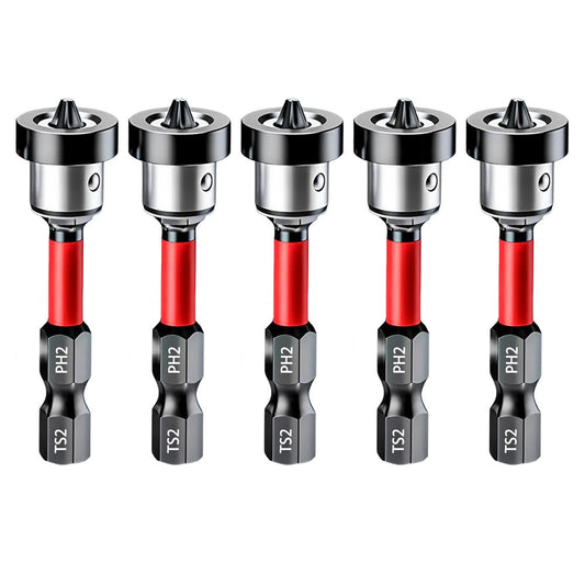 5pcs Drywall Bit Attachment with Depth Stop