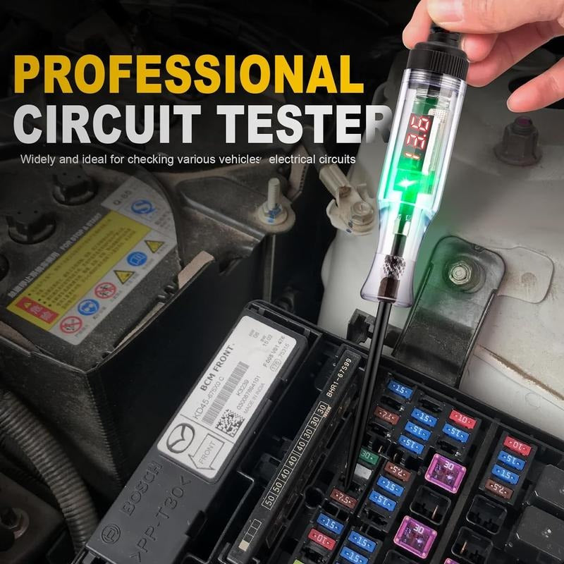Comprobador de circuitos LED digital automotriz de 5V-90V