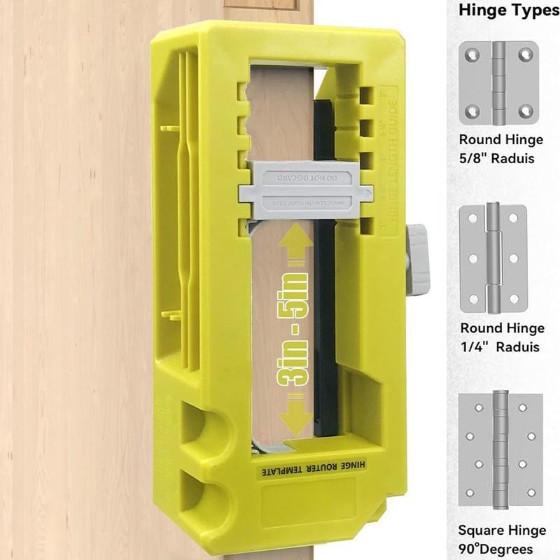 Plantilla para bisagras de puertas, Kit de instalación de bisagras