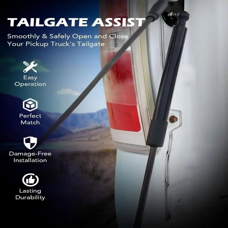 Tailgate Assist Accessories for Ford F150 2015-2025 - Truck Tail Gate Lift Assist Shock - Compatible with 15-25 F150 Models,Summervibes