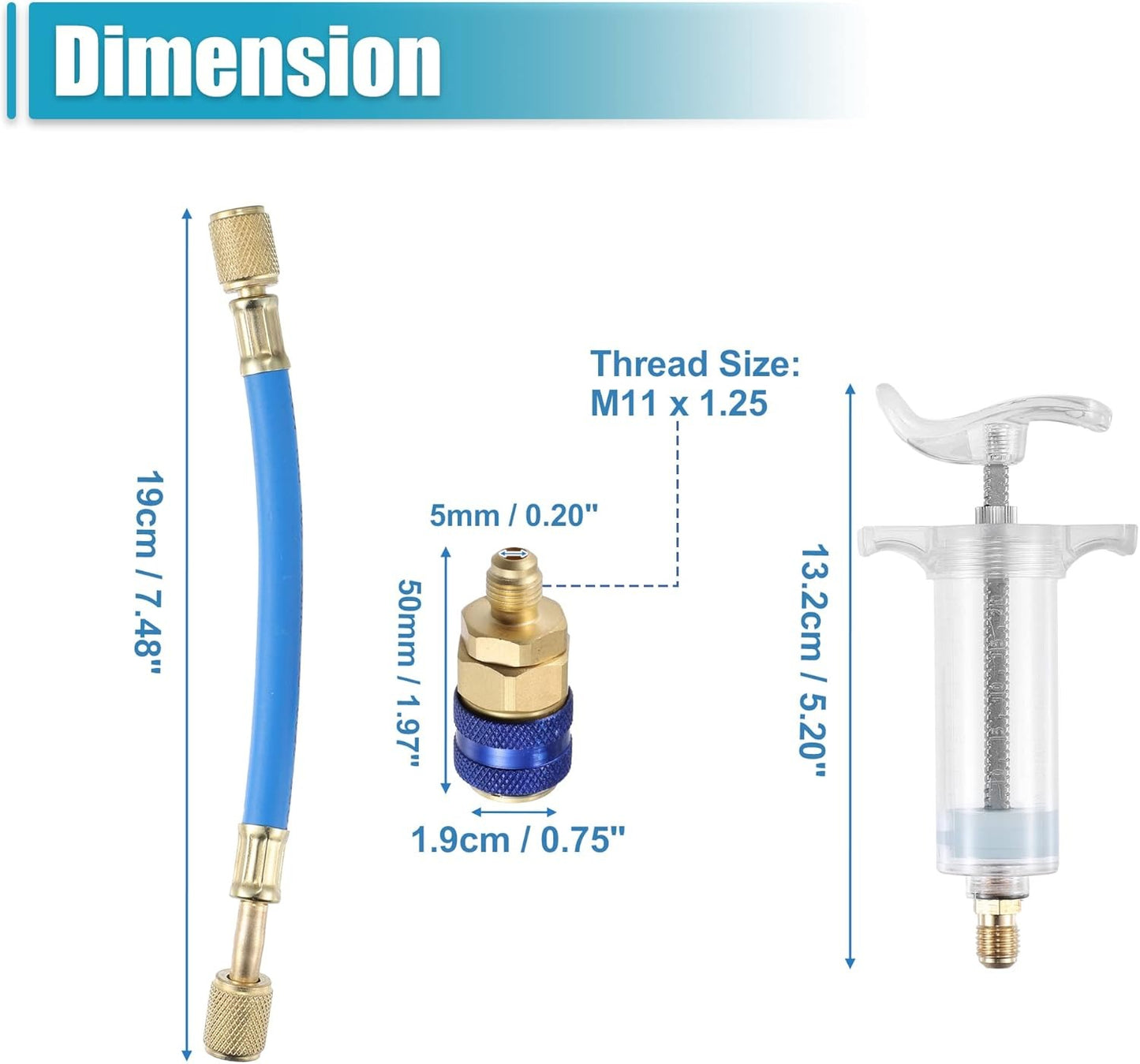 Oil and Dye Injectors Kit