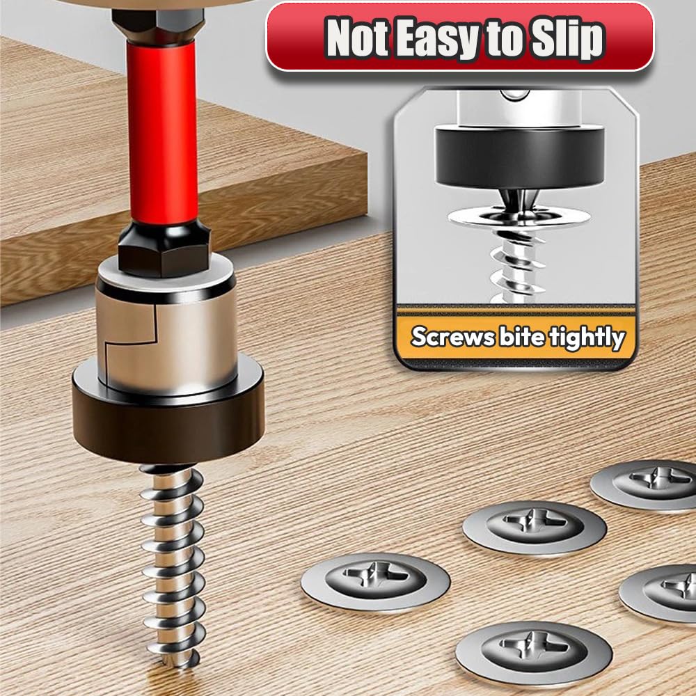 5pcs Drywall Bit Attachment with Depth Stop