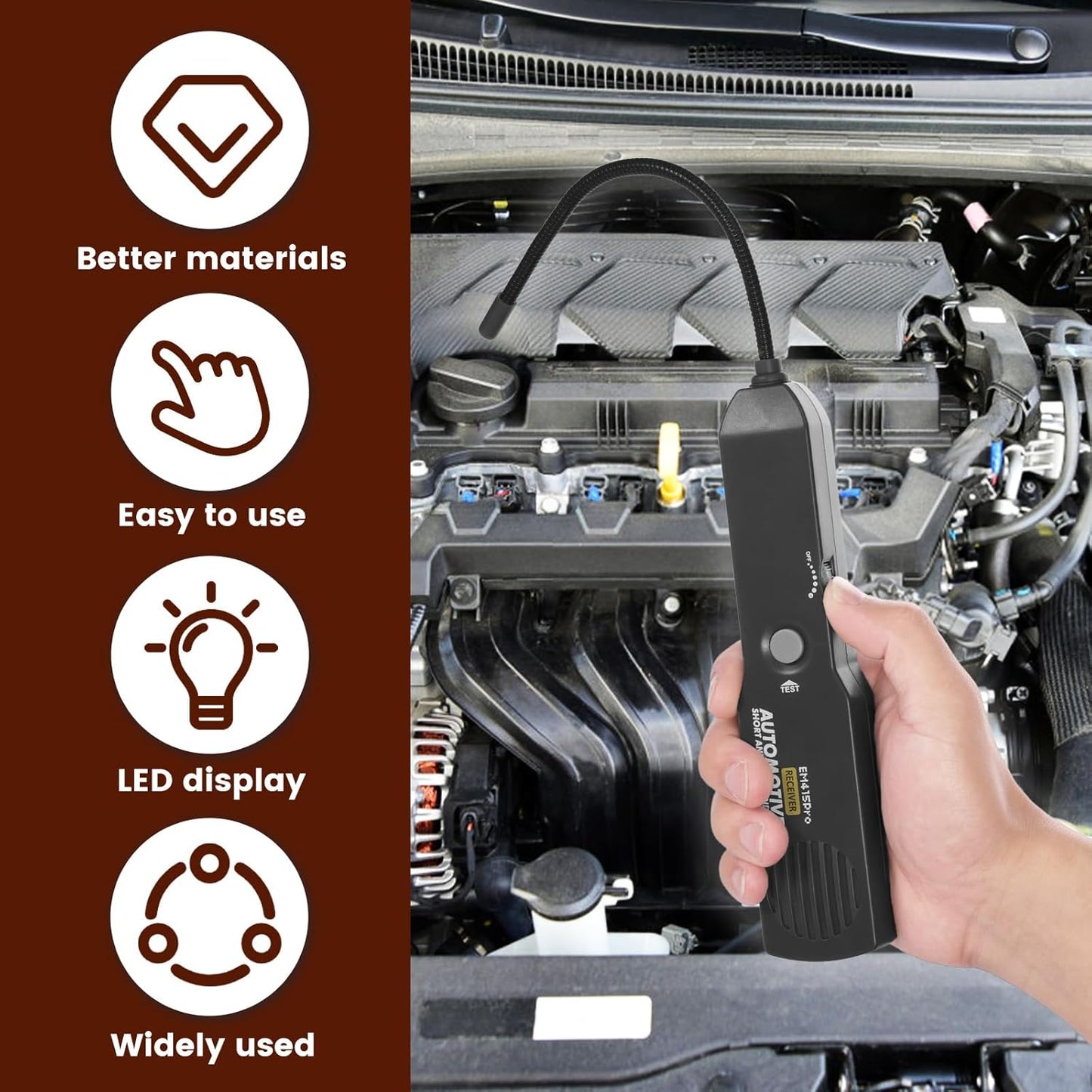 Probador automotriz de circuitos Em415Pro