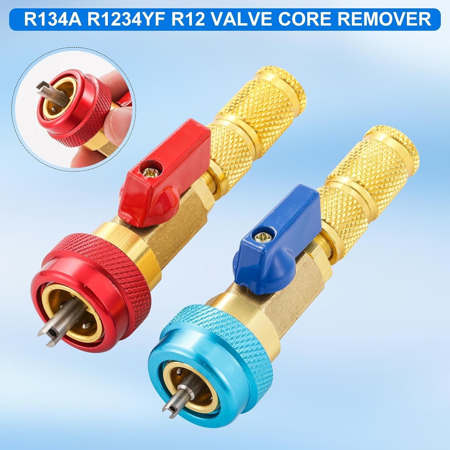 R134A Valve Core Quick Remover Installer Tool Set