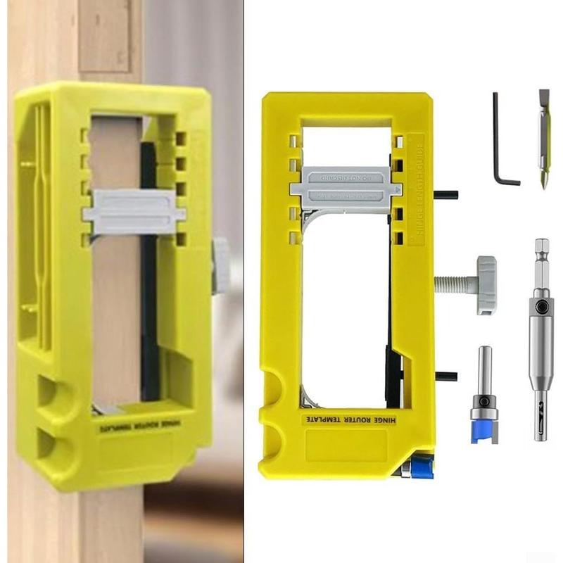 Plantilla para bisagras de puertas, Kit de instalación de bisagras