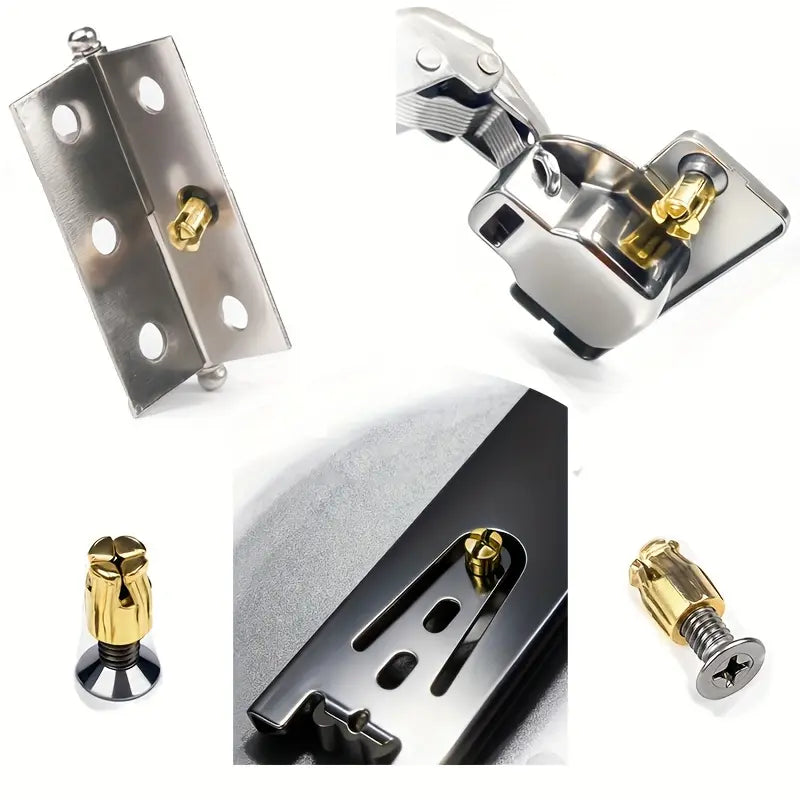 GJANSH Reusable Hinge Expansion Embedded Parts Are Suitable for Repairing Door Panel Fasteners, Durable Fasteners, Rust-proof Parts, Suitable for Door Panels, Door Locks, Cabinet Door Hinges