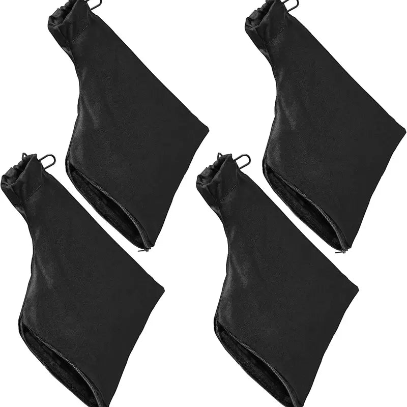 GJANSH Miter Saw Dust Bag for 255, 2 Pack Dust Collector Bags with Zipper and Wired Adjustable Stand, Compatible with Ryobi, Dewalt, Craftsman, Belt Sander, Fits 1-1/2" to 2" Dust Port Miter Saws