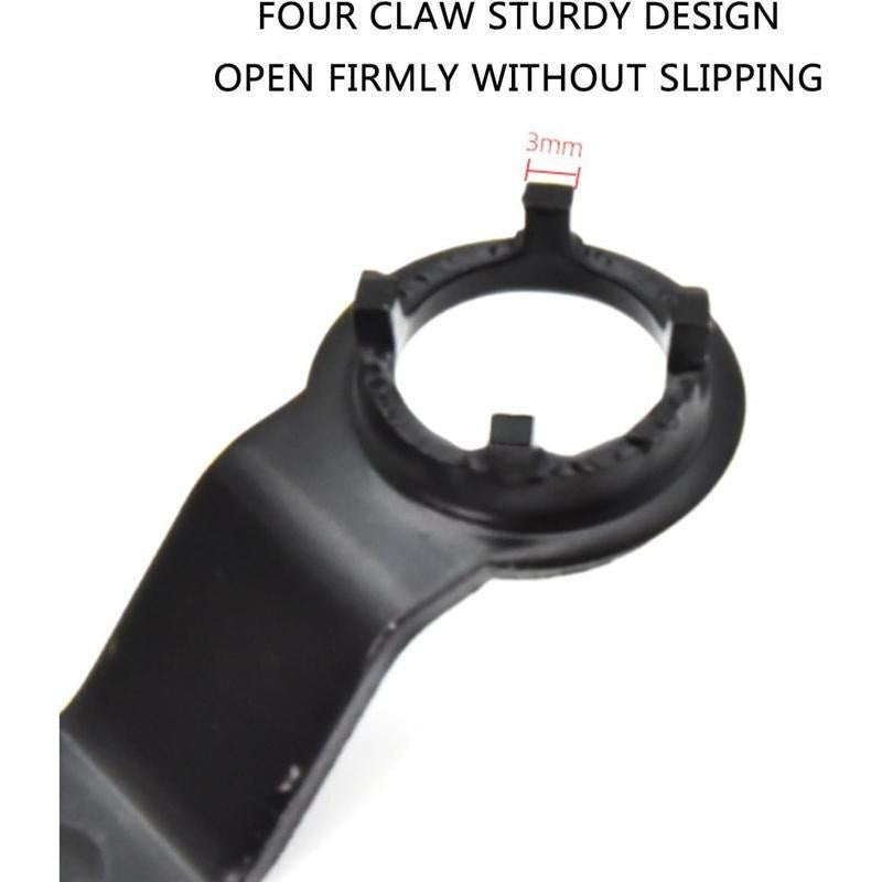 Llave de amoladora angular con cuatro garras para extracción, herramienta de dureza