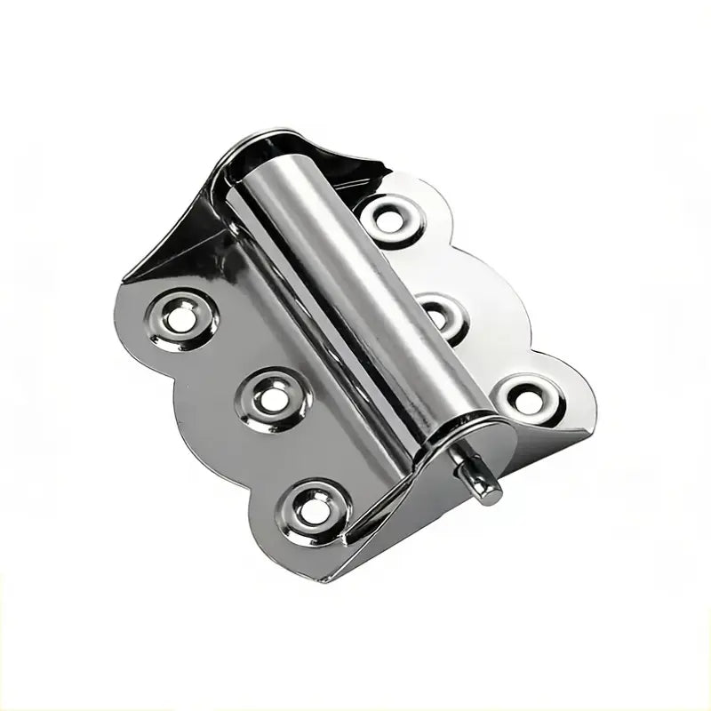 GJANSH 4 Pcs Spring Loaded Hinges Stainless Steel Self Closing Screen Door Hinges 2.4 x 3 Inch for Home Interior, Exterior Doors and Commercial Use