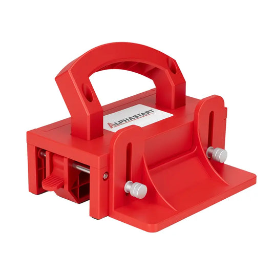 Alphastart Upgraded Table Saw Push Block, Ergonomic Woodworking Safety Pusher with Balance Support, Adjustable for Material Thickness, Anti-Slip, Prevents Kickback & Protects Hands, Summervibes