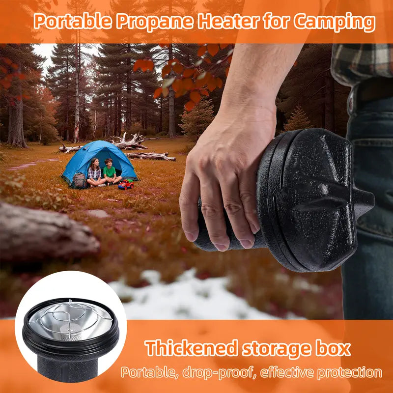 GJANSH Propane Heater 8500BTU Portable Camping Gas Heater Tent Heater with Reinforced Base Propane Gas Tank Holder for Outdoor Camping Tent Garage Fishing,Valentines Day Gifts Men Easter