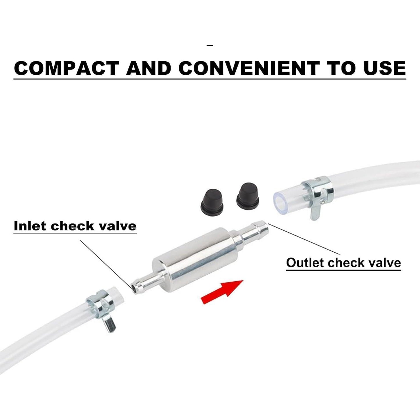 Car Brake Bleeder Hose with One Way Check Valve