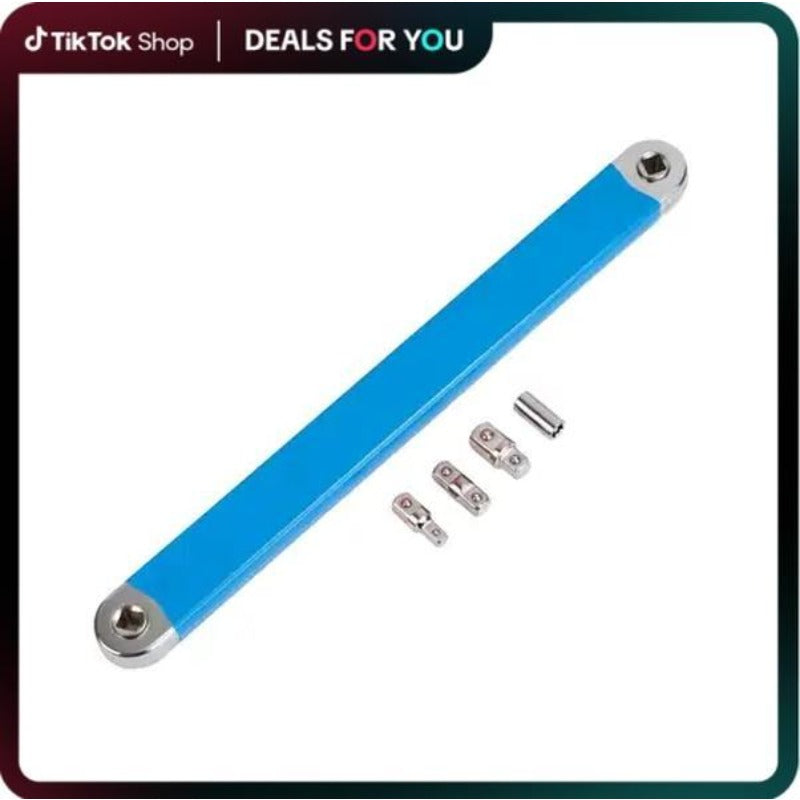 Llave de extensión desplazada lista para impacto
