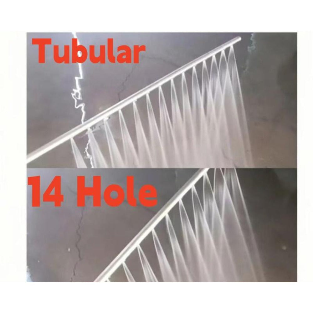 Vara de limpieza de radiadores portátil de 39 pulgadas y 14 orificios