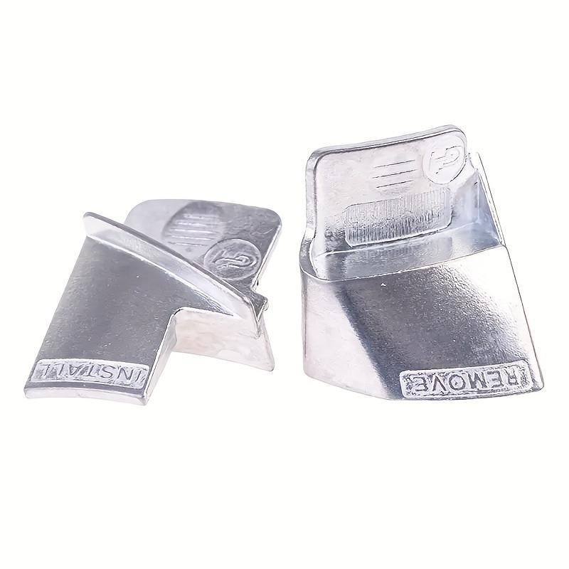 GJANSH 2pcs Vehicle Belt Installation Assist Tools, Elastic Metal Car Belt Pulley Assembly & Removal Aids, Automotive Maintenance Stretch Belt Service Kit