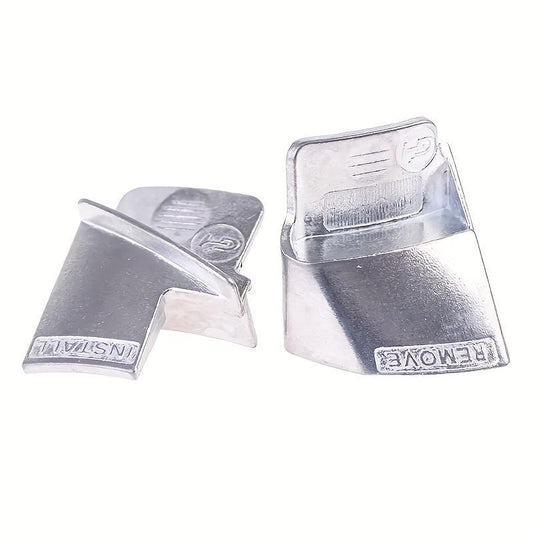 GJANSH 2pcs Vehicle Belt Installation Assist Tools, Elastic Metal Car Belt Pulley Assembly & Removal Aids, Automotive Maintenance Stretch Belt Service Kit